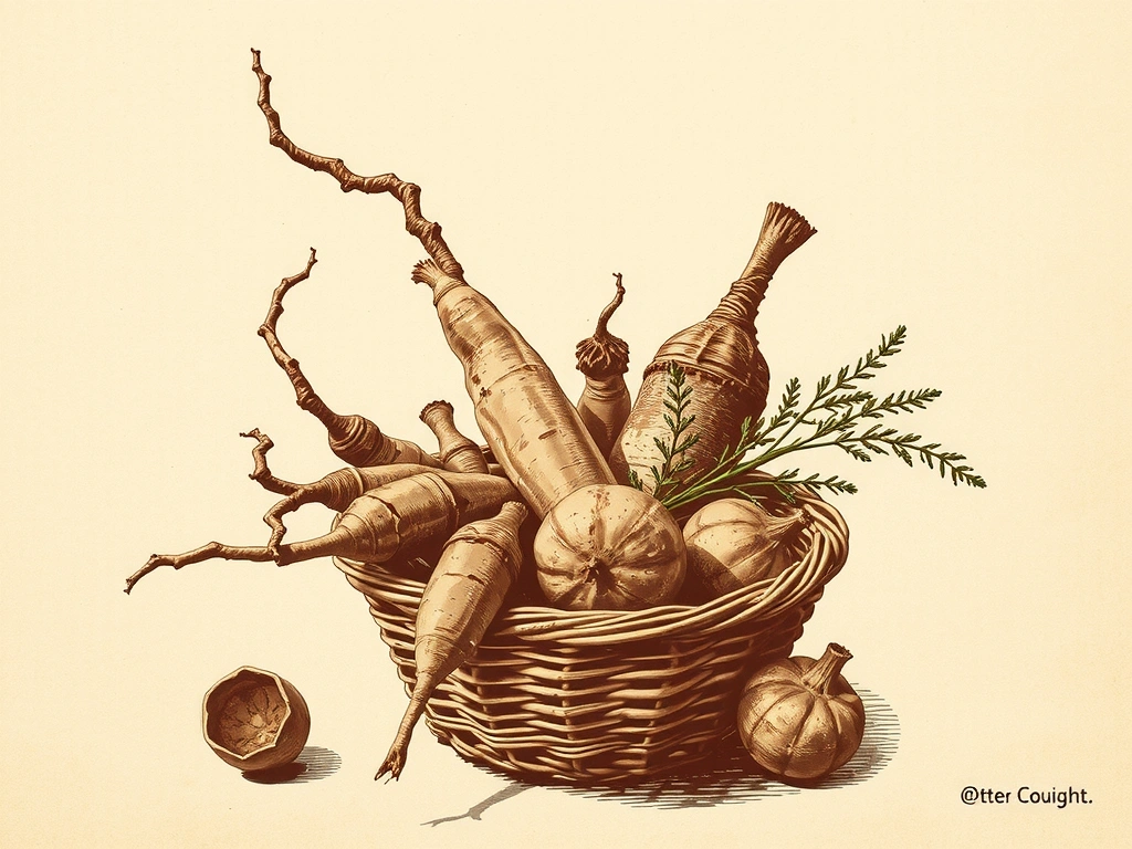 Traditionelle Ernährungsillustration